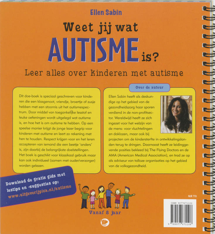 Achterkant van Weet jij wat autisme is