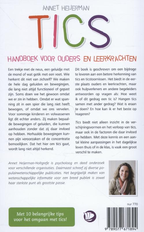 Achterkant van Tics