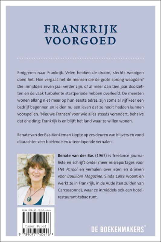Achterkant van Frankrijk voorgoed