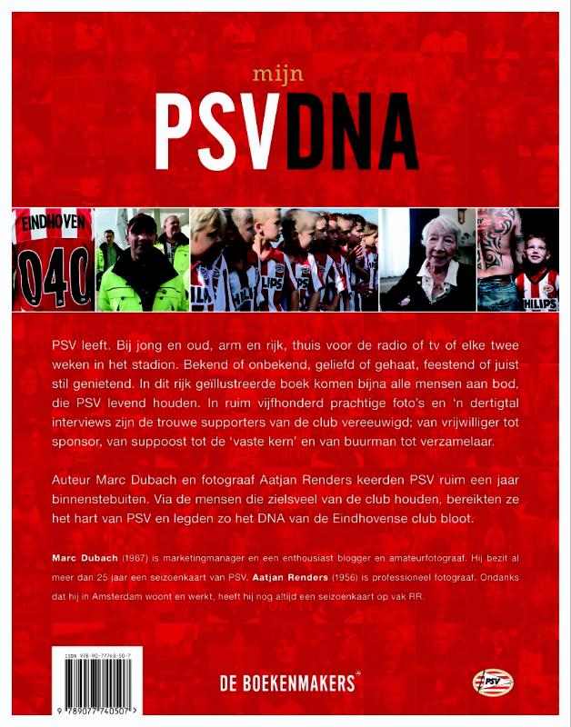 Achterkant van Mijn PSV DNA