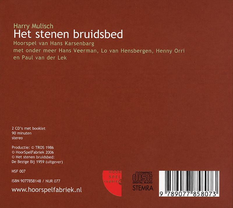 Achterkant van Het stenen bruidsbed
