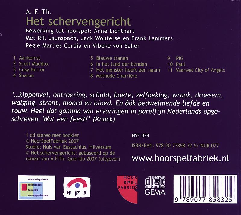 Achterkant van Het schervengericht