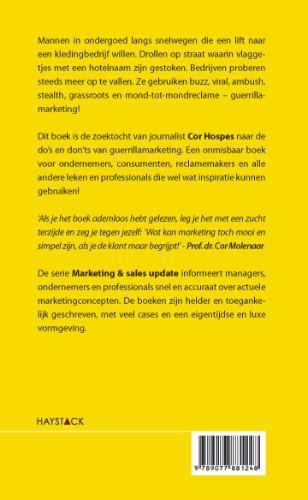 Achterkant van Guerrillamarketing