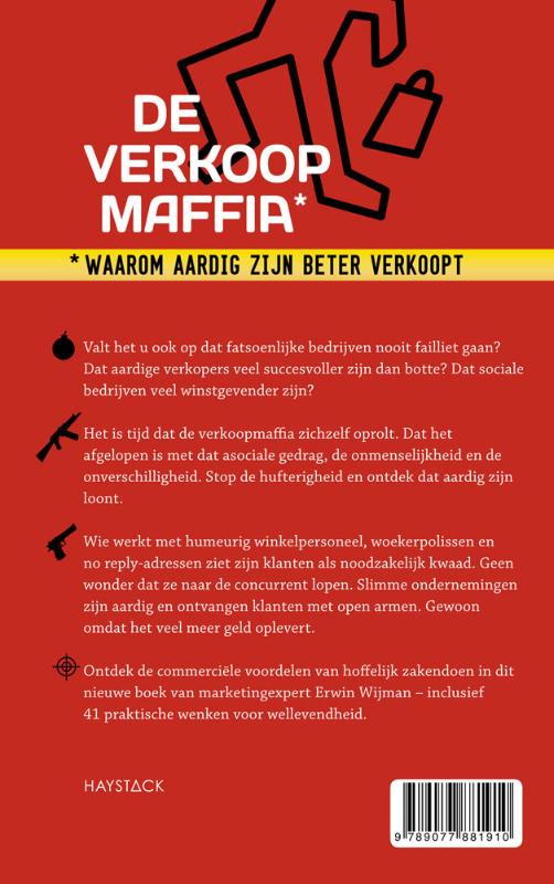 Achterkant van De verkoopmaffia