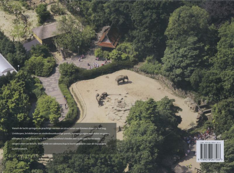 Achterkant van Emmen vanuit de lucht