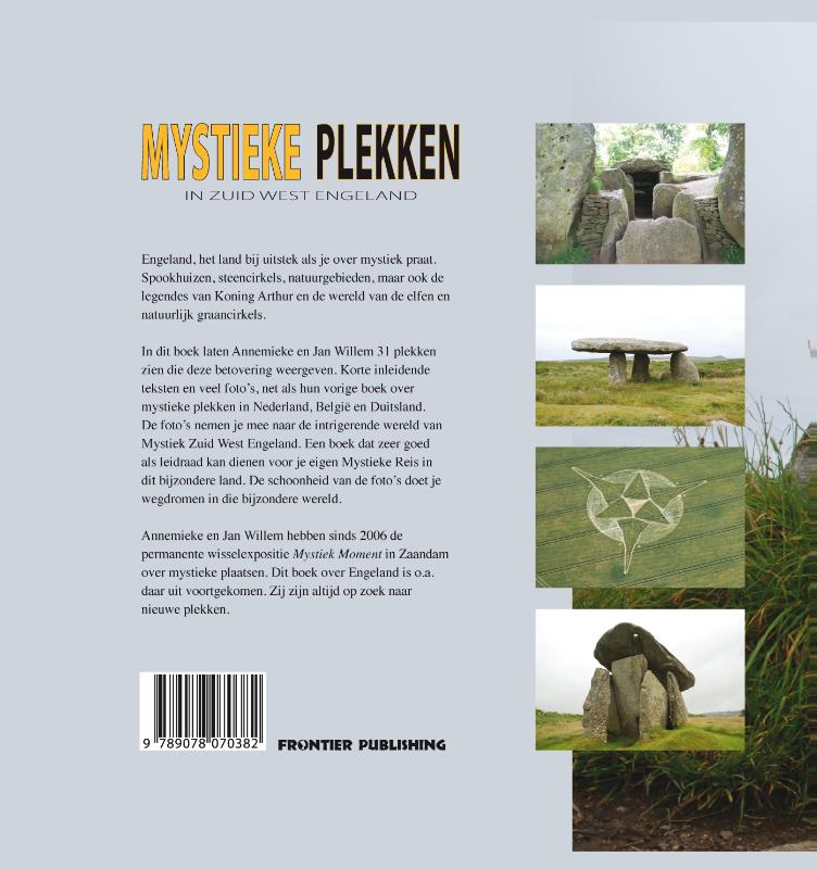 Achterkant van Mystieke plekken in Zuid West Engeland