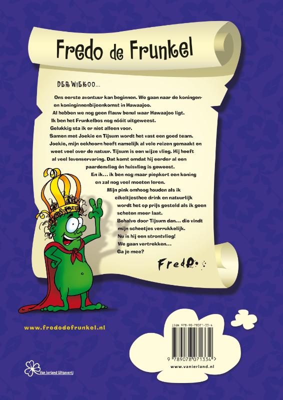 Achterkant van Fredo de Frunkel