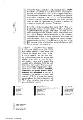 Achterkant van Luc Deleu Orban Space