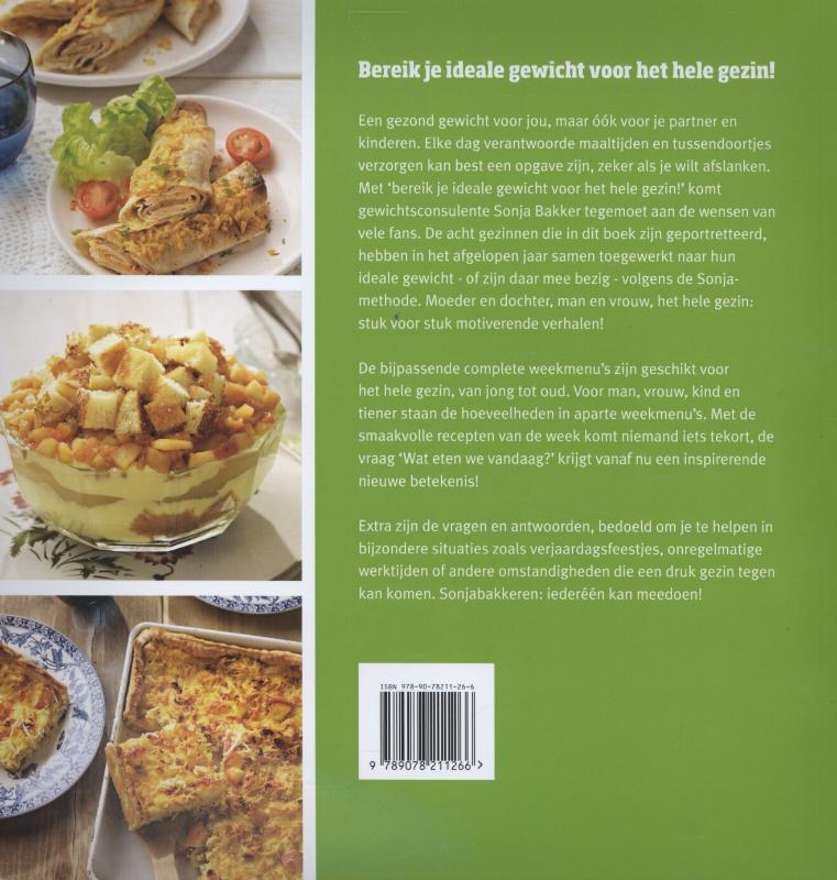 Achterkant van Bereik je ideale gewicht voor het hele gezin!