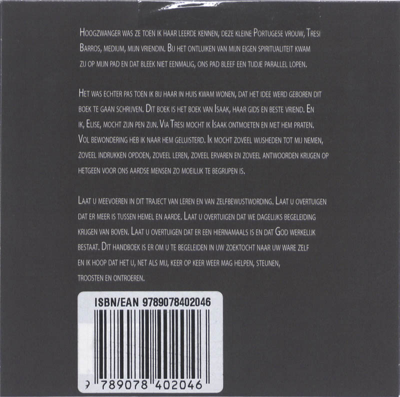 Achterkant van Bekijk het, voel het en laat het los cd