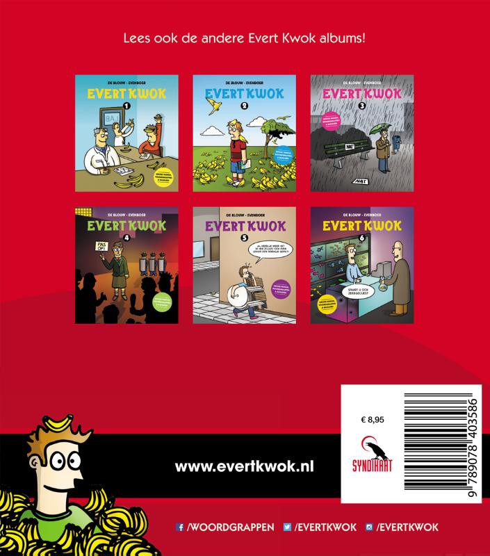 Achterkant van Evert Kwok
