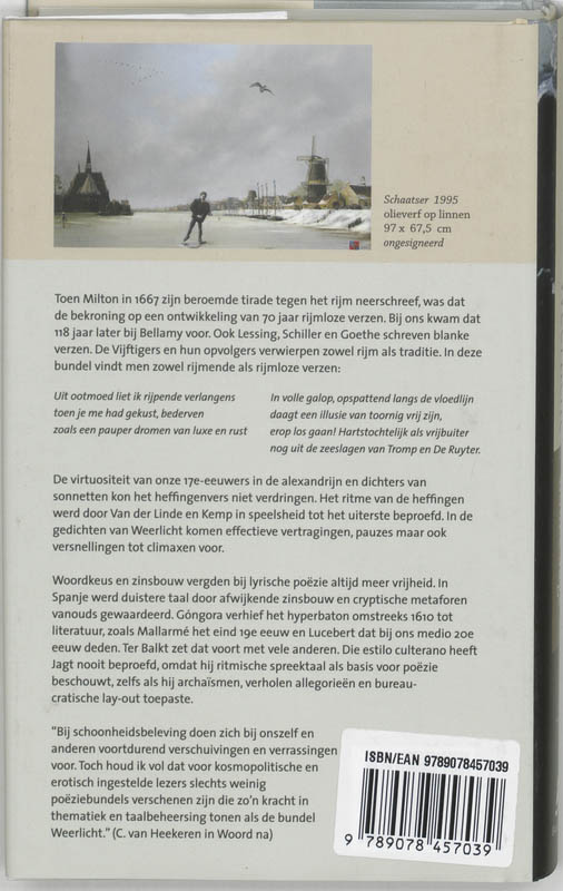Achterkant van Weerlicht