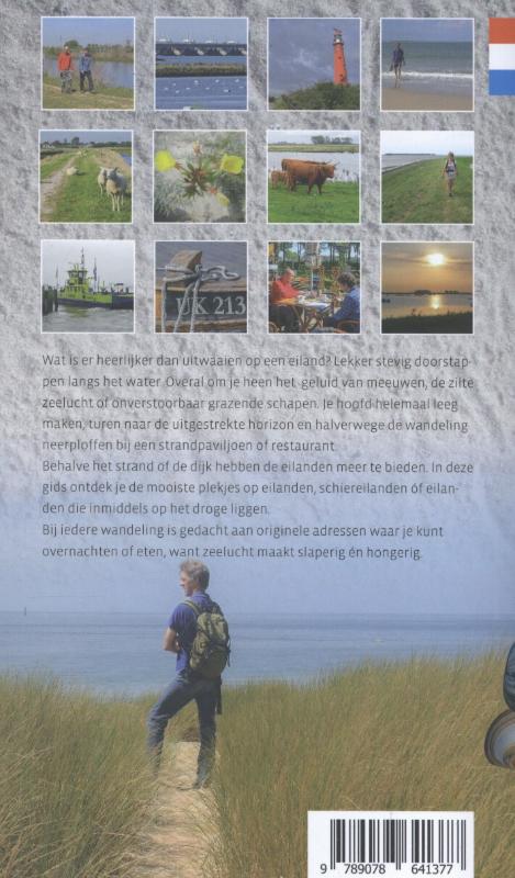 Achterkant van De mooiste eilandwandelingen van Nederland