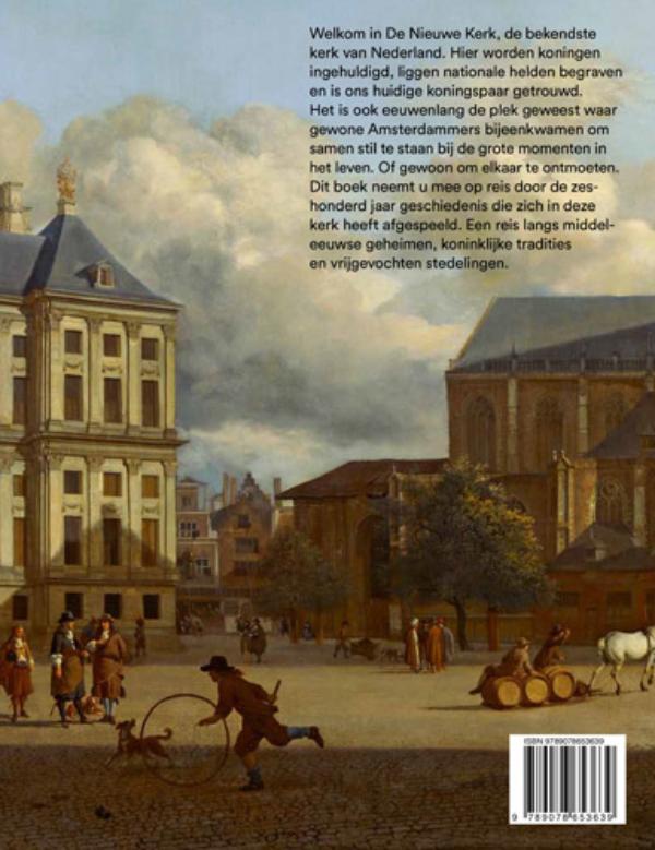 Achterkant van De nieuwe kerk Amsterdam
