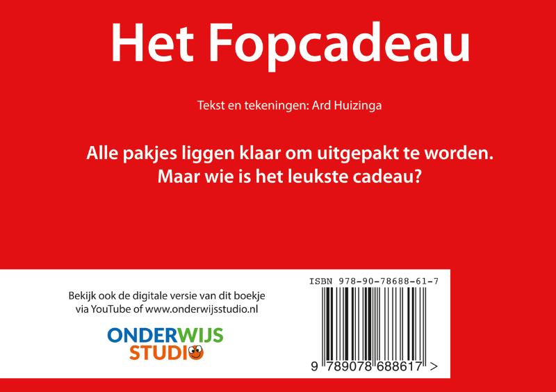 Achterkant van Het Fopcadeau