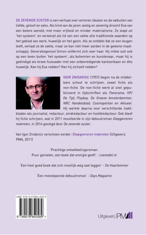 Achterkant van De zevende zuster
