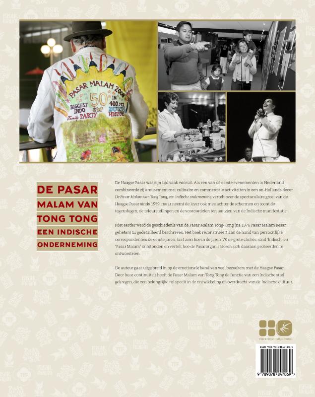 Achterkant van De Pasar Malam van Tong Tong, een Indische onderneming