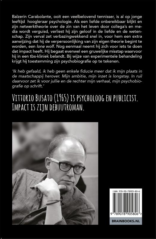 Achterkant van Impact