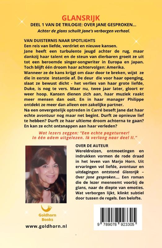 Achterkant van GLANSRIJK