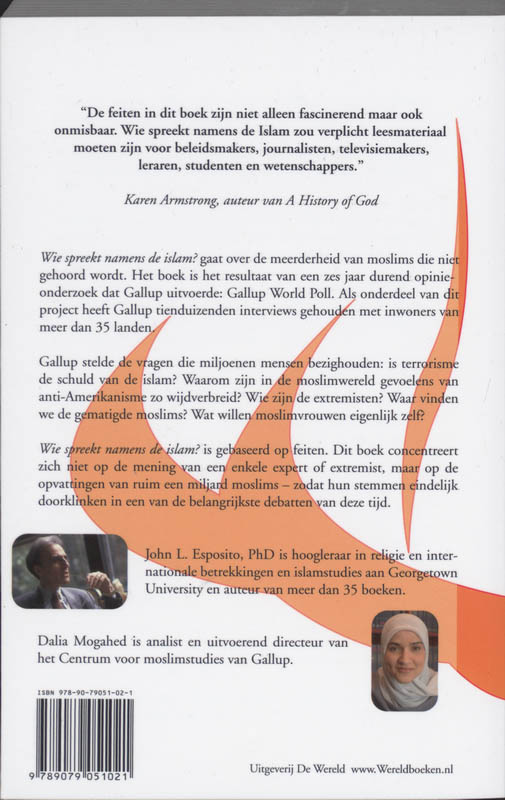 Achterkant van Wie spreekt namens de Islam?