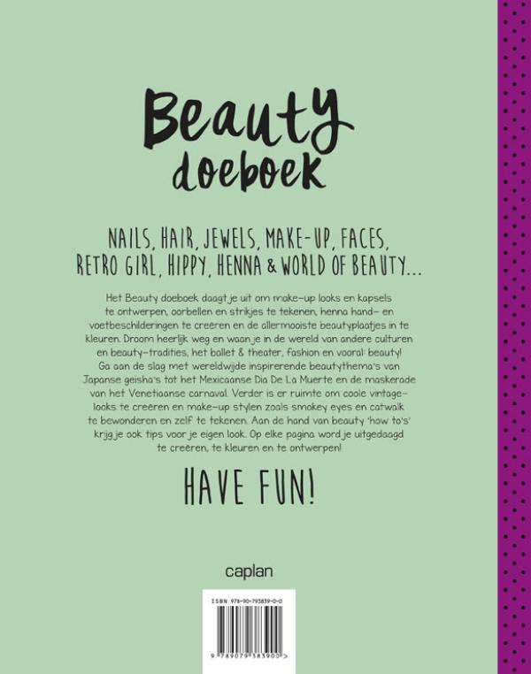 Achterkant van Beauty doeboek