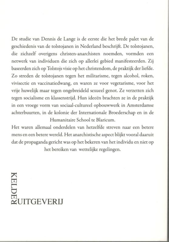 Achterkant van Tolstojanen in Nederland