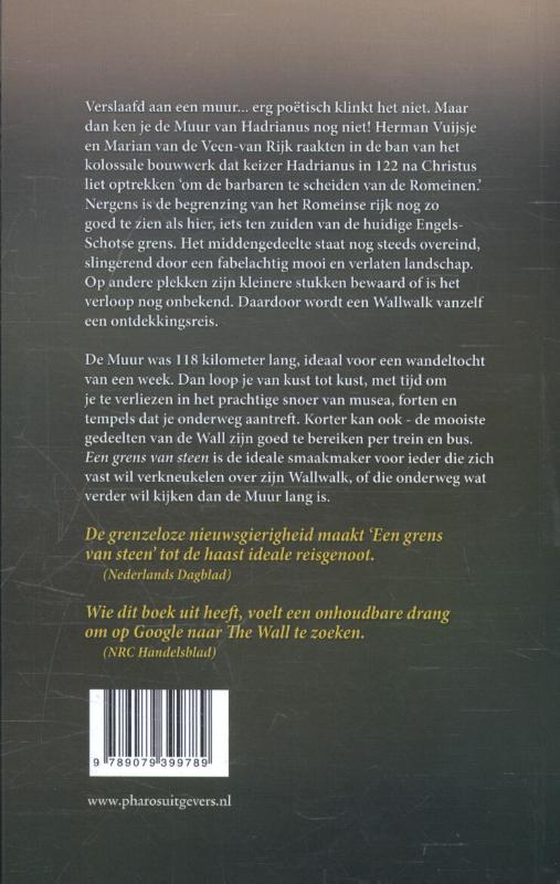 Achterkant van Een grens van steen