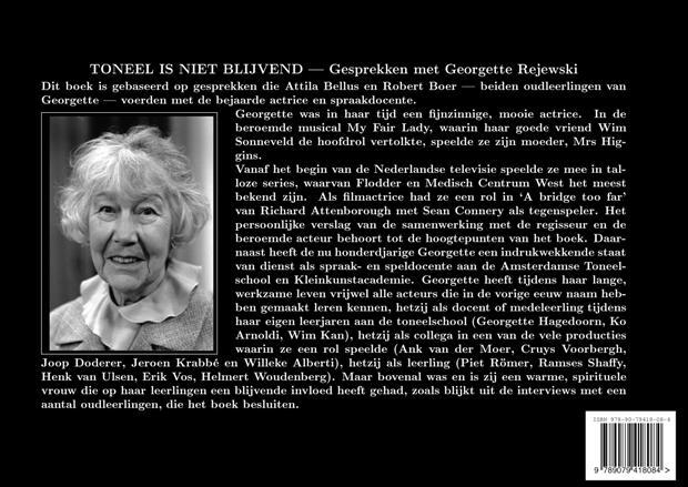 Achterkant van Toneel is niet blijvend