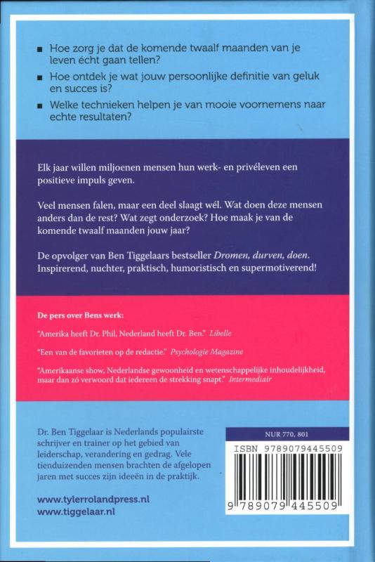 Achterkant van Dit wordt jouw jaar