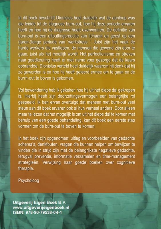 Achterkant van Burn-out na veertig jaar
