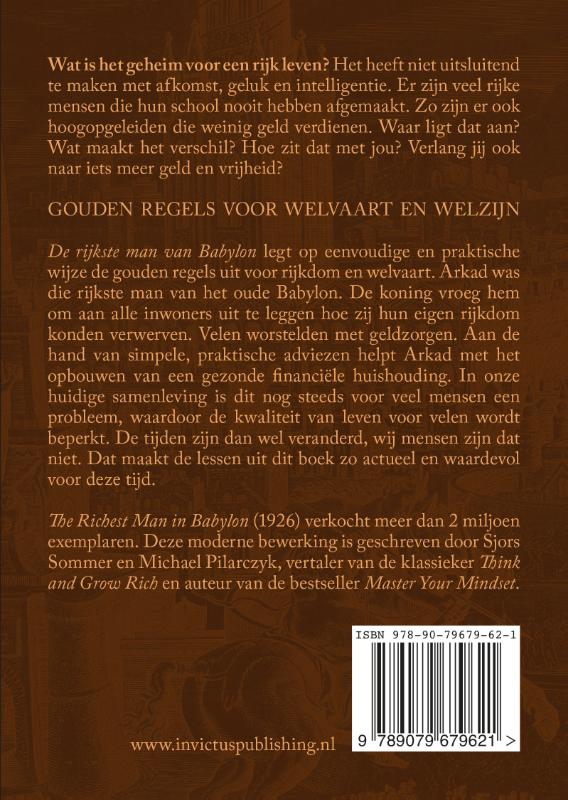 Achterkant van De Rijkste Man van Babylon