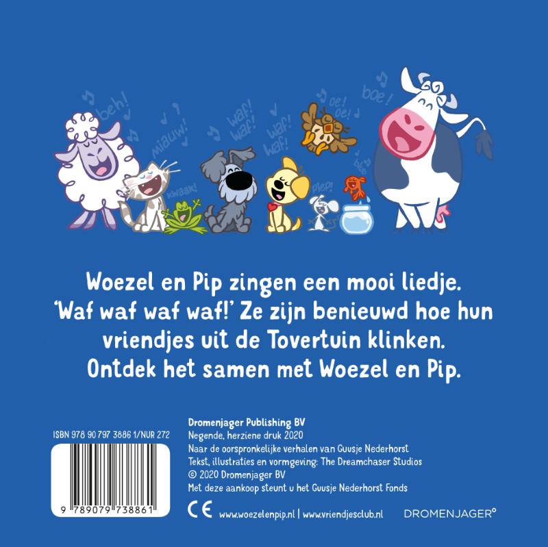 Achterkant van Allemaal dieren