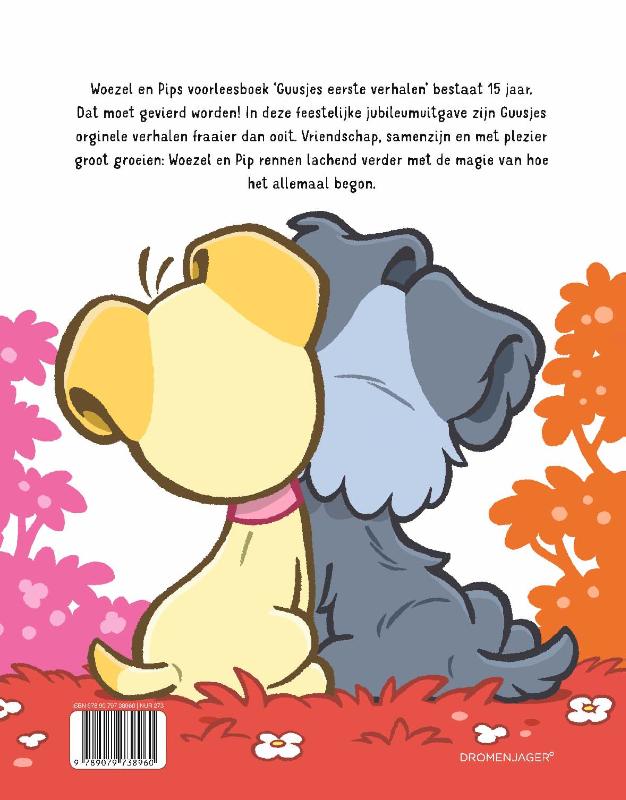 Achterkant van Woezel & Pip