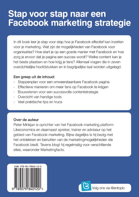 Achterkant van Scoren met Facebook marketing