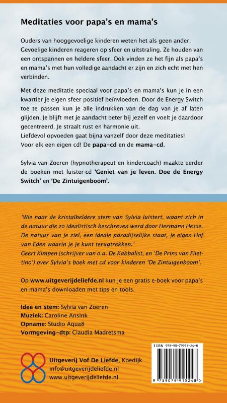 Achterkant van Meditaties voor papa's en mama's