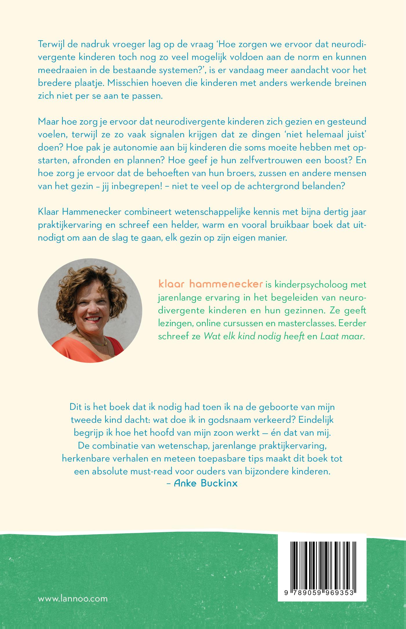 Achterkant van Op hun eigen manier