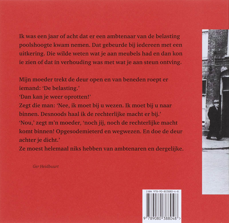 Achterkant van De moord-en-brandbuurt