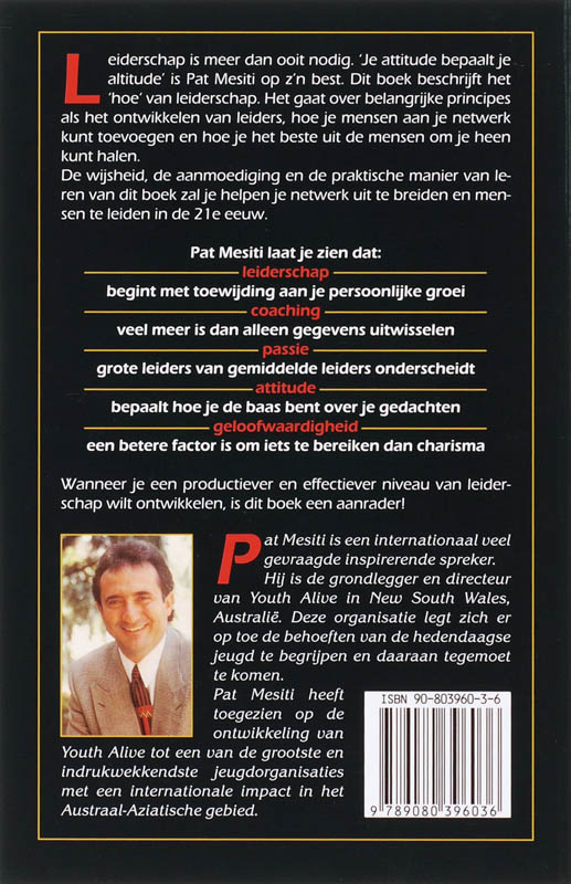 Achterkant van Je attitude bepaalt je altitude