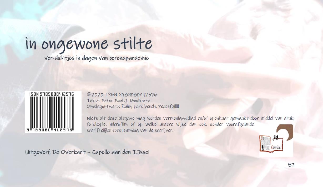 Achterkant van In ongewone stilte