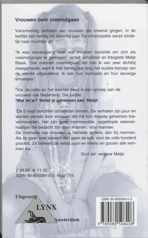 Achterkant van Vrouwen over vreemdgaan