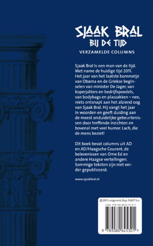Achterkant van Bij de tijd
