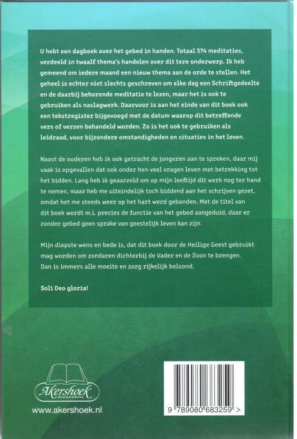 Achterkant van Bidden