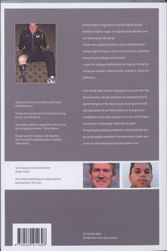Achterkant van De tweede adem