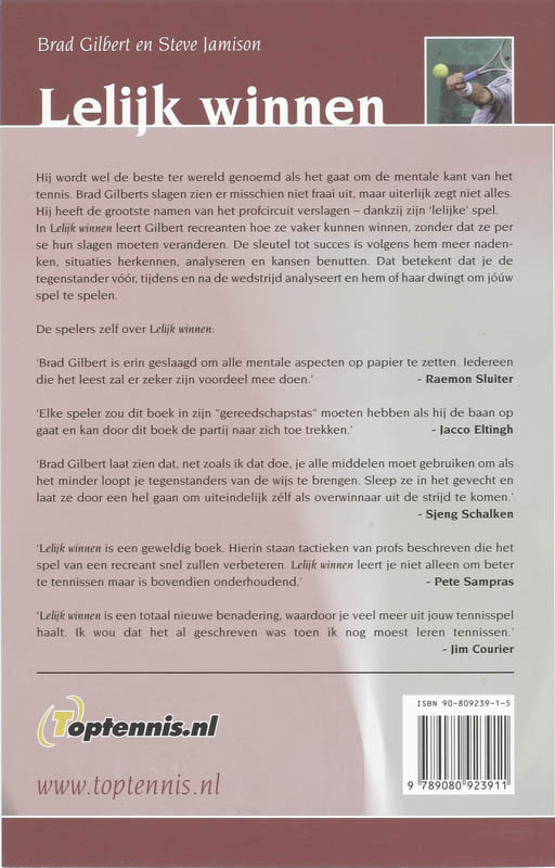 Achterkant van Lelijk winnen