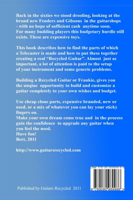 Achterkant van Build a Recycled Guitar with Telecaster® components