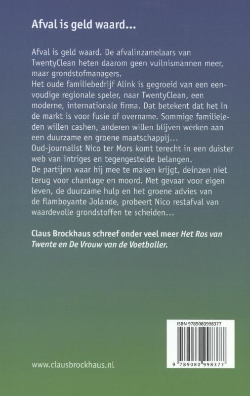 Achterkant van De zaak groen
