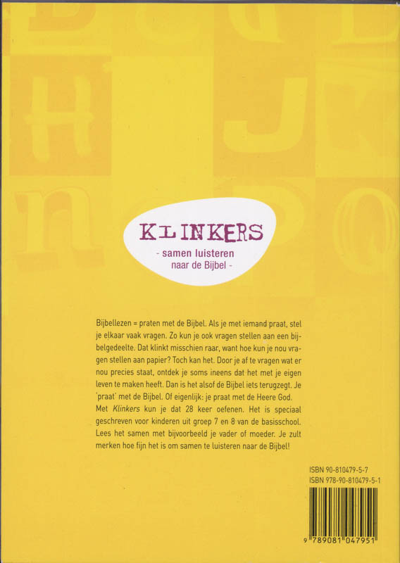 Achterkant van Klinkers