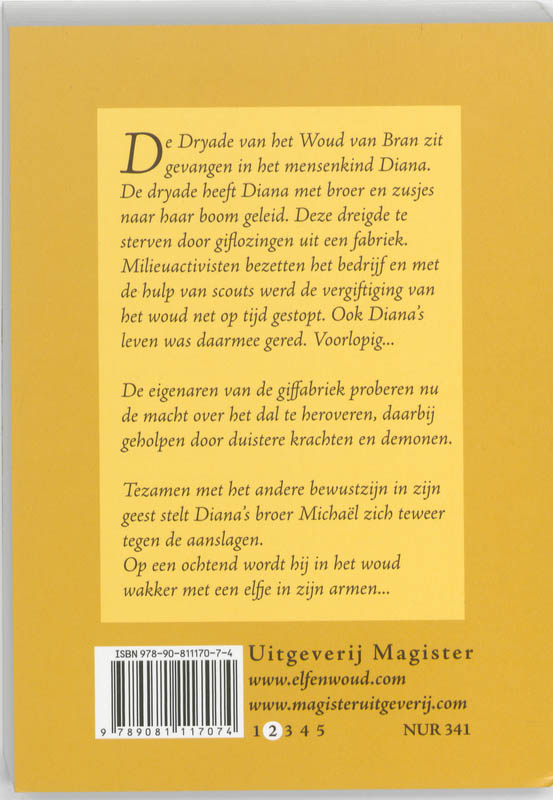 Achterkant van Het elfje Dia