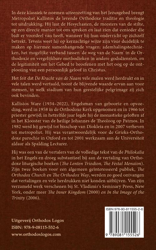 Achterkant van De Kracht van de Naam