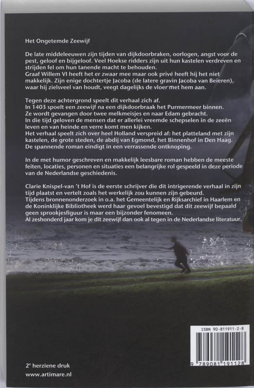 Achterkant van Het Ongetemde Zeewijf